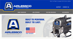 Desktop Screenshot of airlessco.com